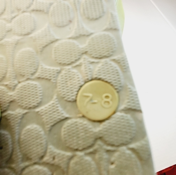 🌸Coach | Signature Coach Thong Sandals‎ size 7.5 - Picture 2 of 4